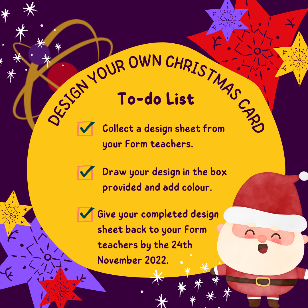 Ormiston Chadwick Academy Design your own Christmas Card